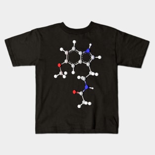 Melatonin Molecule Kids T-Shirt